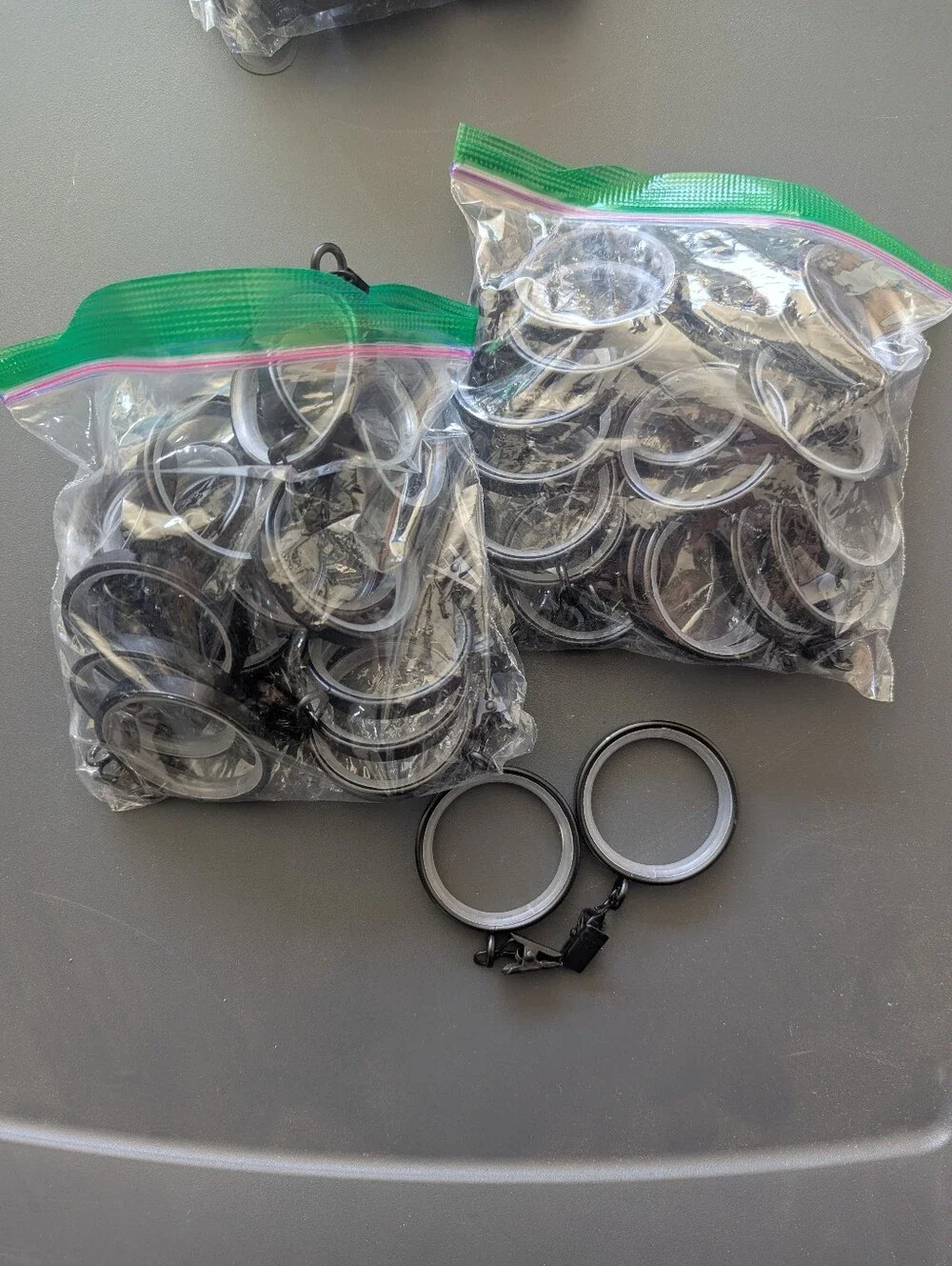 36 Designer Easy Glide Curtain Rings